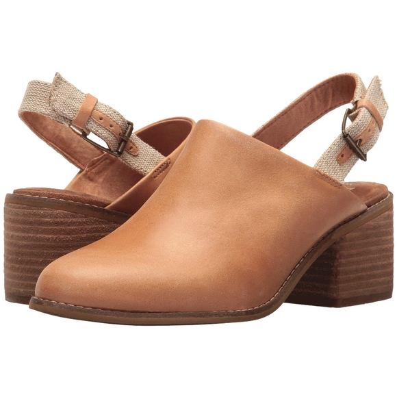 ✨Host Pick✨ TOMS Leather Leila Slingback Mules - Picture 3 of 9